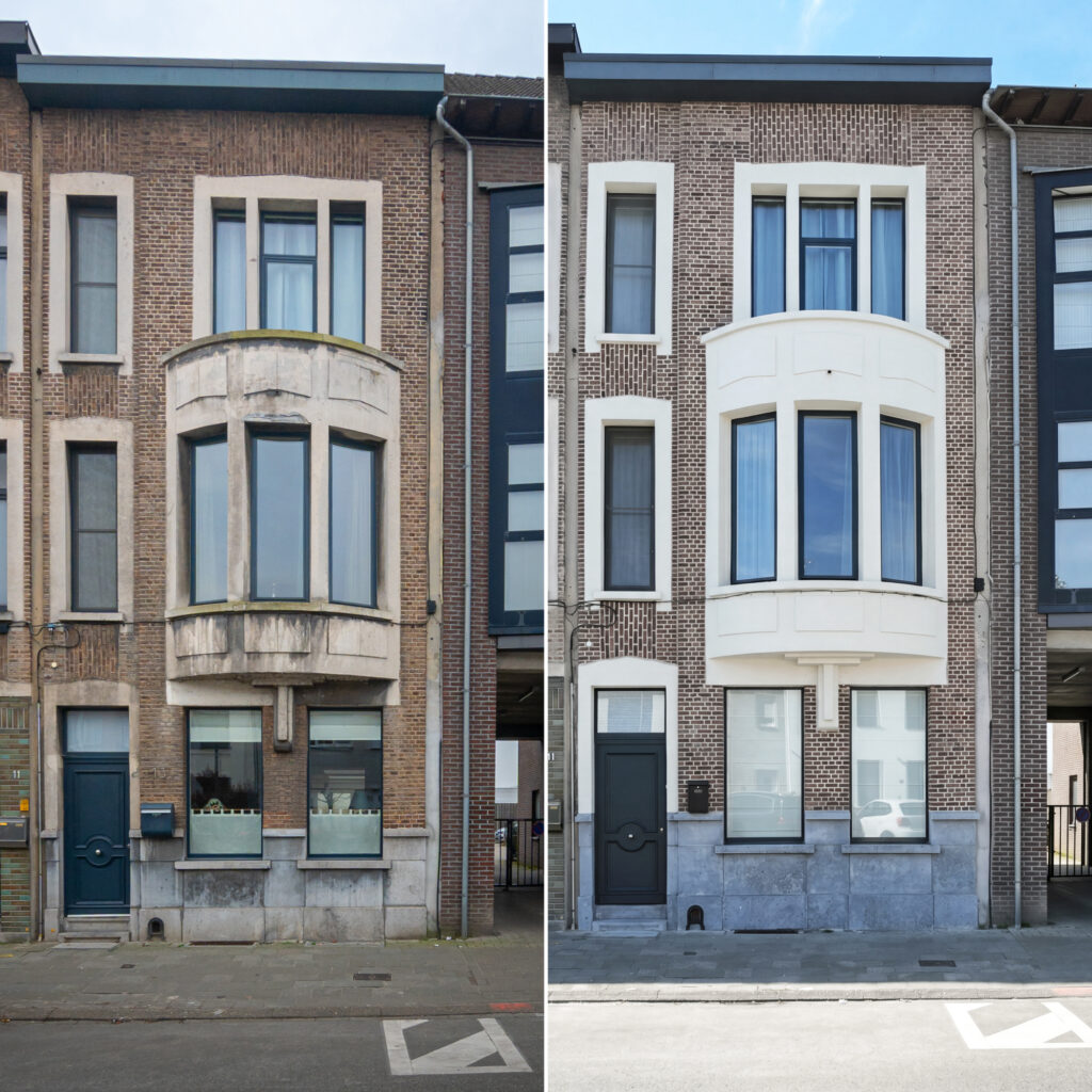 Realisaties 11 Ten Eekhovelei complete gevelrenovatie
