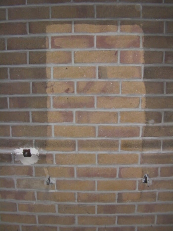 Realisaties muren reinigen met afpelbare reinigingspasta